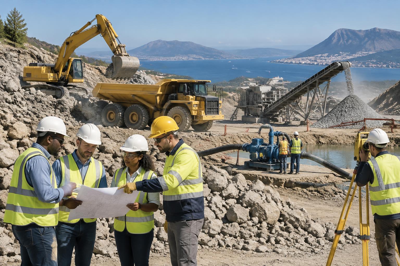 Equipos para obras y minería responsable