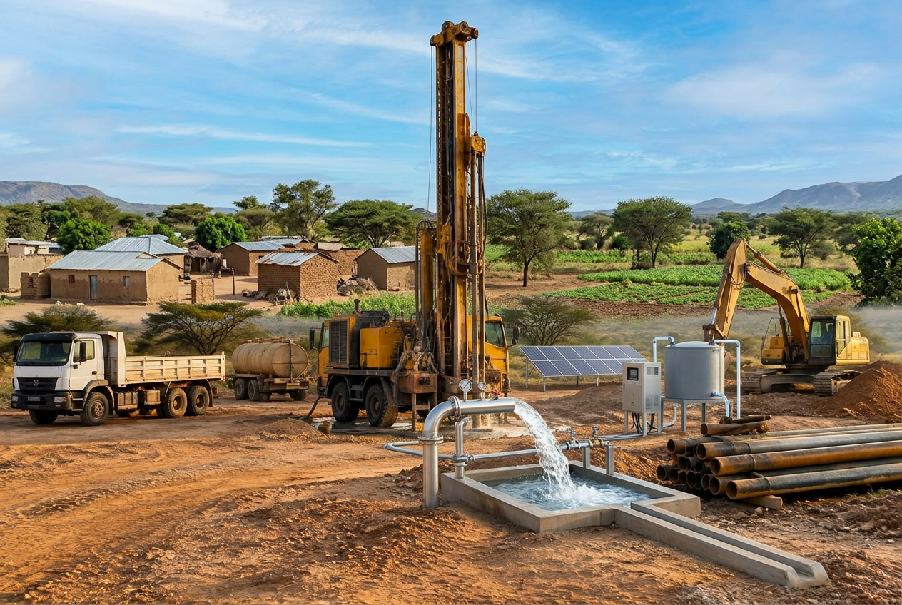 Perforación y agua