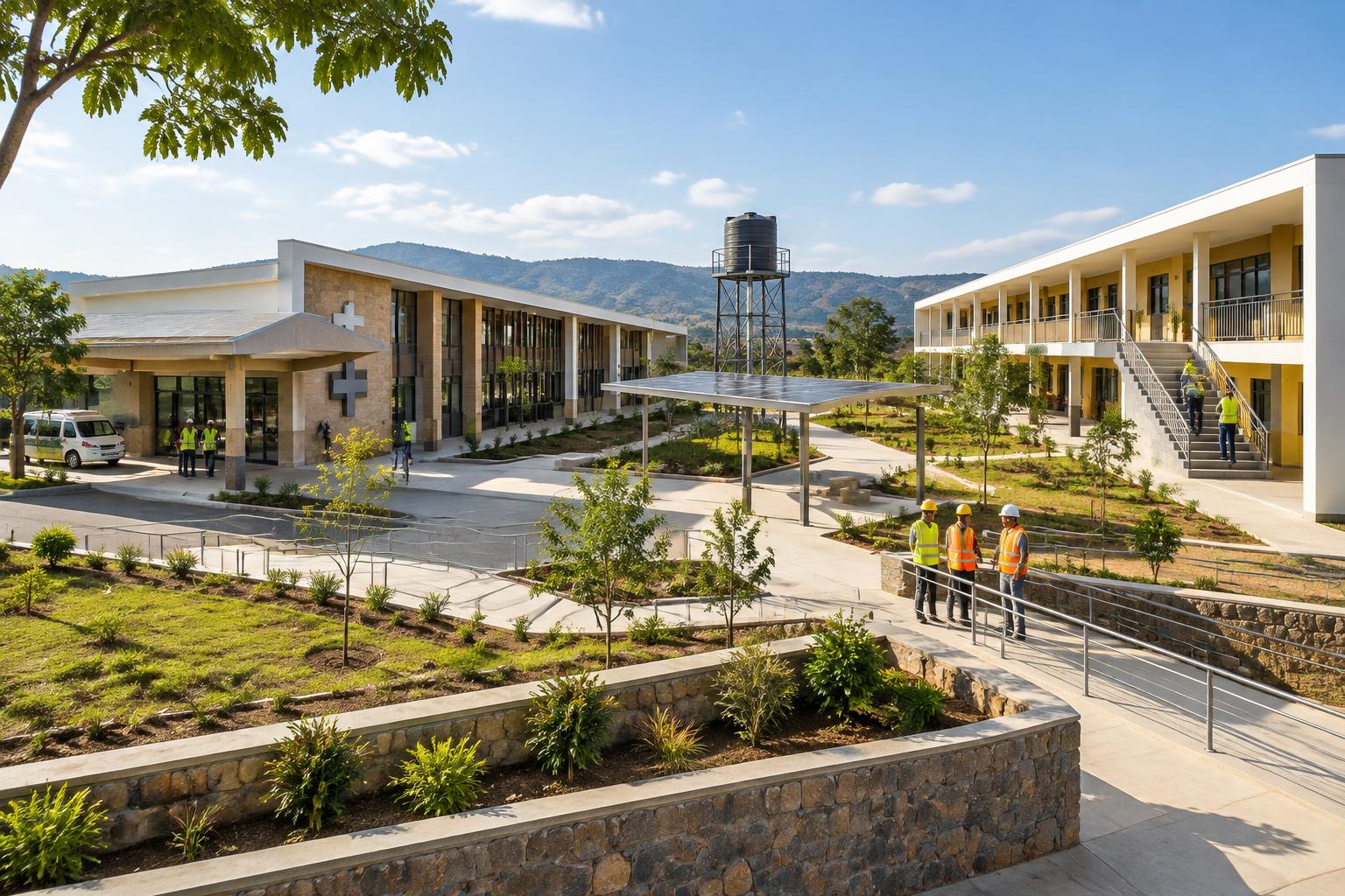 Hospitales y escuelas llave en mano